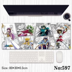 80*30*0.3cm Saint Seiya Cartoon Anime Mouse Pad
