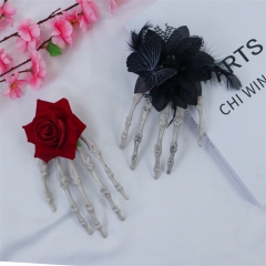 8 Styles Halloween Rose Party Headwear Anime Hair Pin