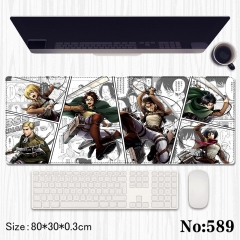 80*30*0.3cm Attack on Titan/Shingeki No Kyojin Cartoon Anime Mouse Pad