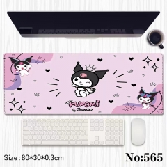80*30*0.3cm 2 Styles Sanrio Kuromi Hello Kitty Cartoon Anime Mouse Pad