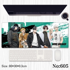 80*30*0.3cm Wind Breaker Cartoon Anime Mouse Pad