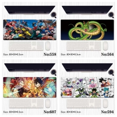 80*30*0.3cm 4 Styles Dragon Ball Z Cartoon Anime Mouse Pad