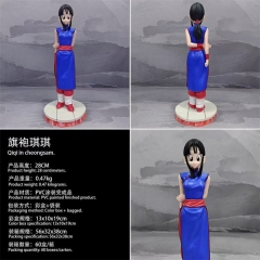 (通用彩盒) 七龙珠 旗袍琪琪 盒装手办 高28cm 一箱60个