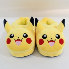 28CM Pokemon Pikachu Anime Plush Slipper For Adult