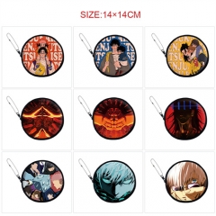 10 Styles Jujutsu Kaisen PU Folding Purse Anime Circular Wallet