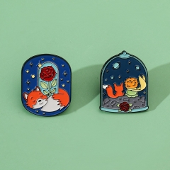 2 Styles Le Petit Prince Cartoon Anime Alloy Pin Brooch