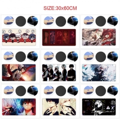 10 Styles 60*30CM Tokyo Ghoul Cartoon Pattern Anime Mouse Pad