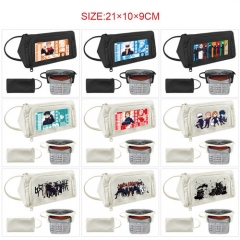 10 Styles Jujutsu Kaisen Anime Cartoon Pattern Pencil Bag