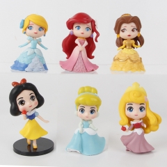 6款优雅公主 白雪贝贝灰姑娘公仔公主
