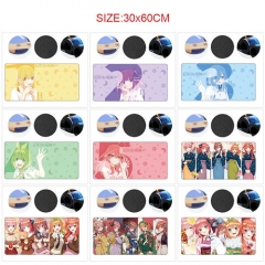 9 Styles 60*30CM The Quintessential Quintuplets Cartoon Pattern Anime Mouse Pad