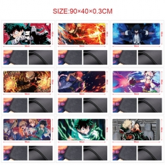 11 Styles 90*40CM My Hero Academia Pattern Anime Mouse Pad