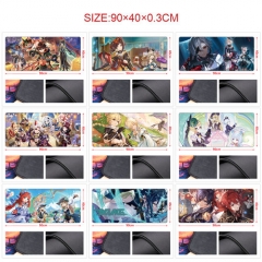 14 Styles 90*40CM Genshin Impact Pattern Anime Mouse Pad