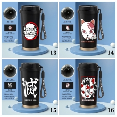 鬼灭之刃 黑色不锈钢咖啡杯