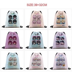 23 Styles 39*32CM Honkai: Star Rail Anime Cartoon Drawstring Bag