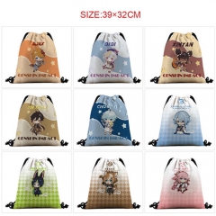 31 Styles 39*32CM Genshin Impact Anime Cartoon Drawstring Bag