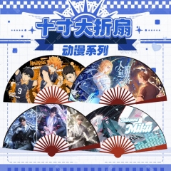 41 Styles Demon Slayer: Kimetsu no Yaiba Blue Lock Hatsune Miku Cartoon Cosplay Decoration Anime Paper Fans
