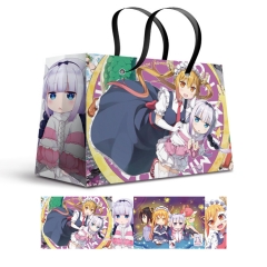 595*435*180mm Miss Kobayashi's Dragon Maid Cartoon Anime Paper Bag Gift Bag