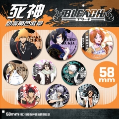 58mm 34 Styles Bleach Cartoon Pin Anime Tinplate Brooch