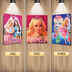 Barbie Cartoon Can Change Pattern Lenticular Flip Anime 3D Poster