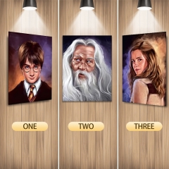 Harry Potter Cartoon Can Change Pattern Lenticular Flip Anime 3D Poster