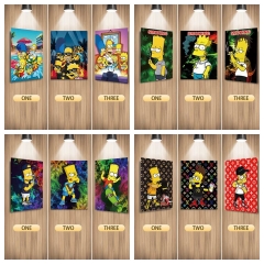 4 Styles The Simpsons Cartoon Can Change Pattern Lenticular Flip Anime 3D Poster