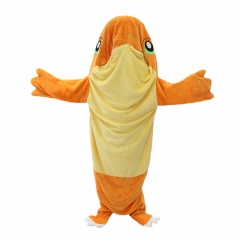 4 Sizes Pokemon Charmeleon Cartoon Anime Plush Flannel Sleeping Bag Pajamas