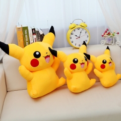 3 Sizes Pokemon Pikachu Cute Gift Doll Anime Plush Toy with Ear Size