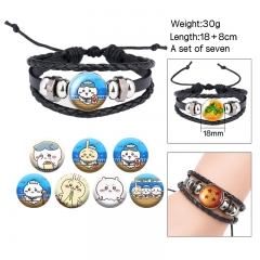 3 Styles (Replaceable Pattern) Chiikawa Cartoon Anime Bracelet Wristband