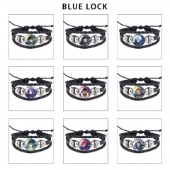 9 Styles Blue Lock Cartoon Anime Bracelet Wristband