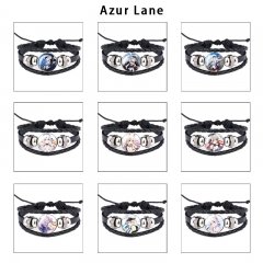 9 Styles Azur Lane Cartoon Anime Bracelet Wristband