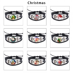 14 Styles Christmas Cartoon Anime Bracelet Wristband