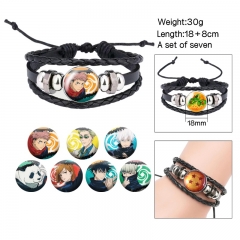 (Replaceable Pattern) Jujutsu Kaisen Cartoon Anime Bracelet Wristband