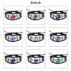 14 Styles Lilo & Stitch Cartoon Anime Bracelet Wristband