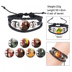 (Replaceable Pattern) Naruto Cartoon Anime Bracelet Wristband