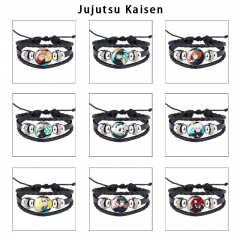 9 Styles Jujutsu Kaisen Cartoon Anime Bracelet Wristband