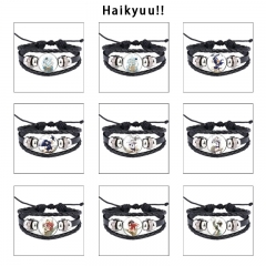 17 Styles Haikyuu Cartoon Anime Bracelet Wristband