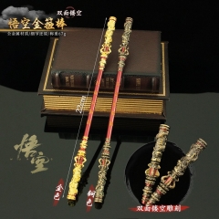 2 Styles 22cm Black Myth: Wukong Cos Hot Game Alloy Anime Monkey King Bar Wand