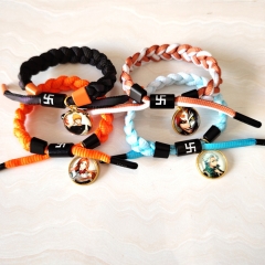 19 Styles Bleach Cartoon Woven Anime Bracelet Wristband