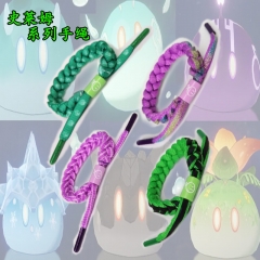 4 Styles Genshin Impact Cartoon Woven Anime Bracelet Wristband