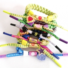 10 Styles JoJo's Bizarre Adventure Cartoon Woven Anime Bracelet Wristband