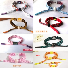 25 Styles Demon Slayer: Kimetsu no Yaiba Cartoon Woven Anime Bracelet Wristband