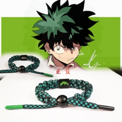 6 Styles My Hero Academia Cartoon Woven Anime Bracelet Wristband