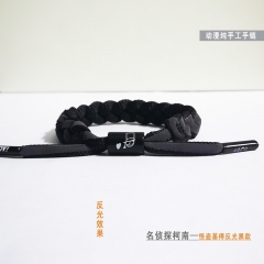3 Styles Detective Conan Cartoon Woven Anime Bracelet Wristband