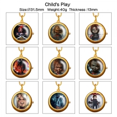 9 Styles Child's Play Cartoon Anime Alloy Watch Necklace