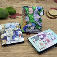 3 Styles Frieren: Beyond Journey's End Cartoon Pattern Coin Purse Short Anime Wallet