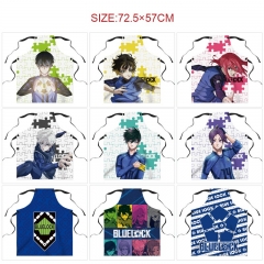 9 Styles Blue Lock Cartoon Household Anime Apron