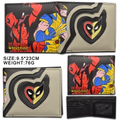 2 Styles Deadpool & Wolverine Cartoon Purse Anime Short Wallet