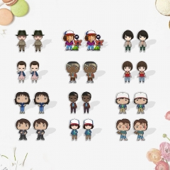 17 Styles Stranger Things Cartoon Anime Earrings