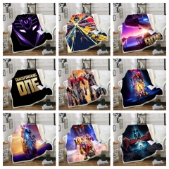32 Styles 3 Sizes Transformers Double Layer One Side Anime Blanket