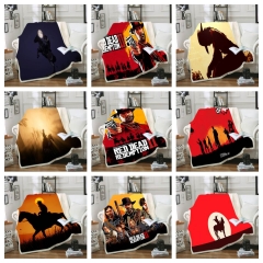 32 Styles 3 Sizes Red Dead: Redemption Double Layer One Side Anime Blanket
